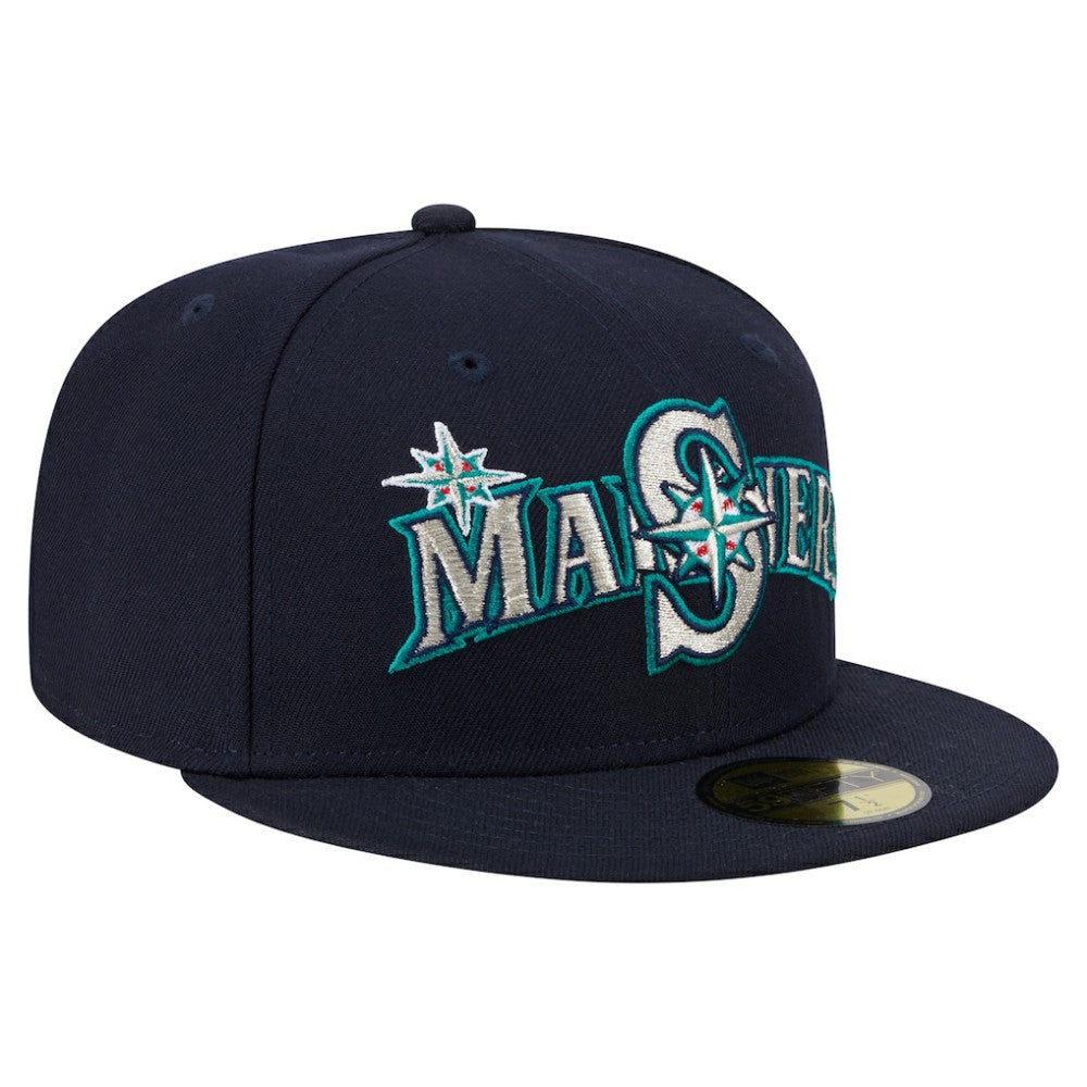 Seattle Mariners New Era Overlap 59FIFTY Fitted Hat - MLB