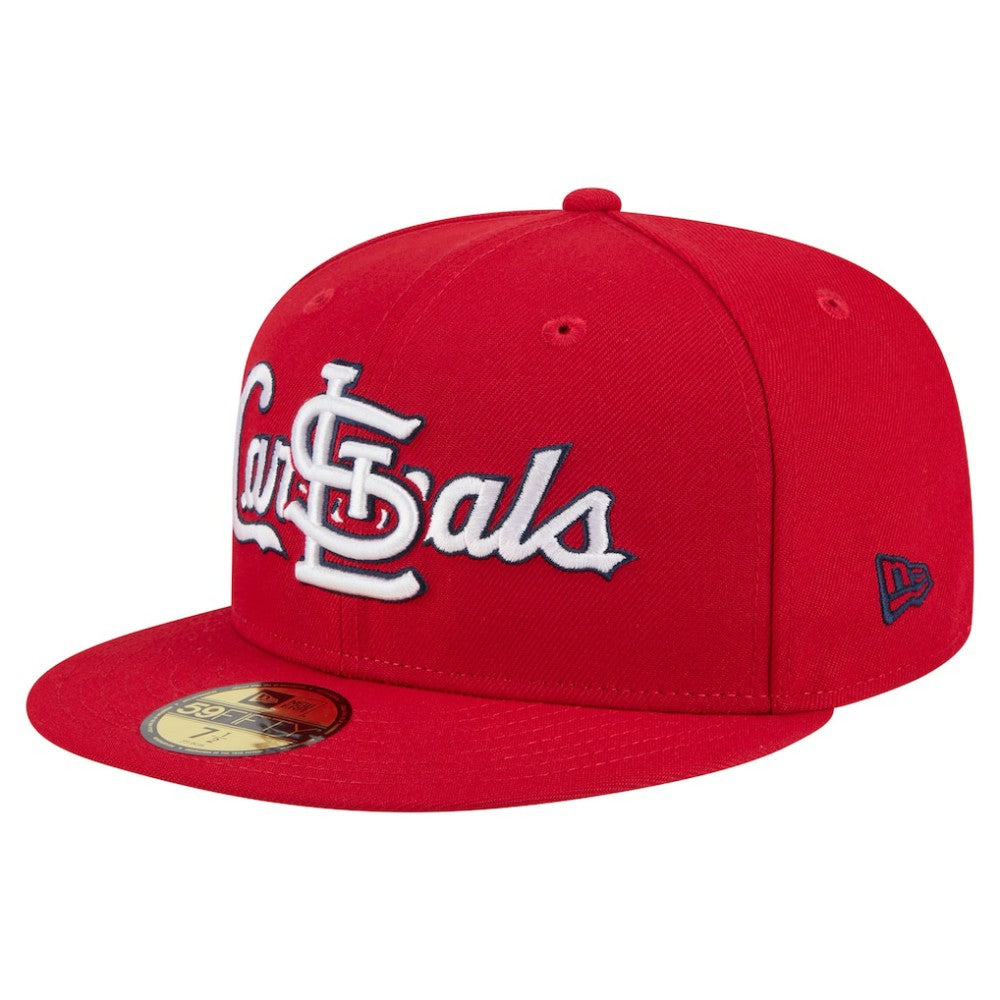 St. Louis Cardinals New Era Overlap 59FIFTY Fitted Hat - MLB