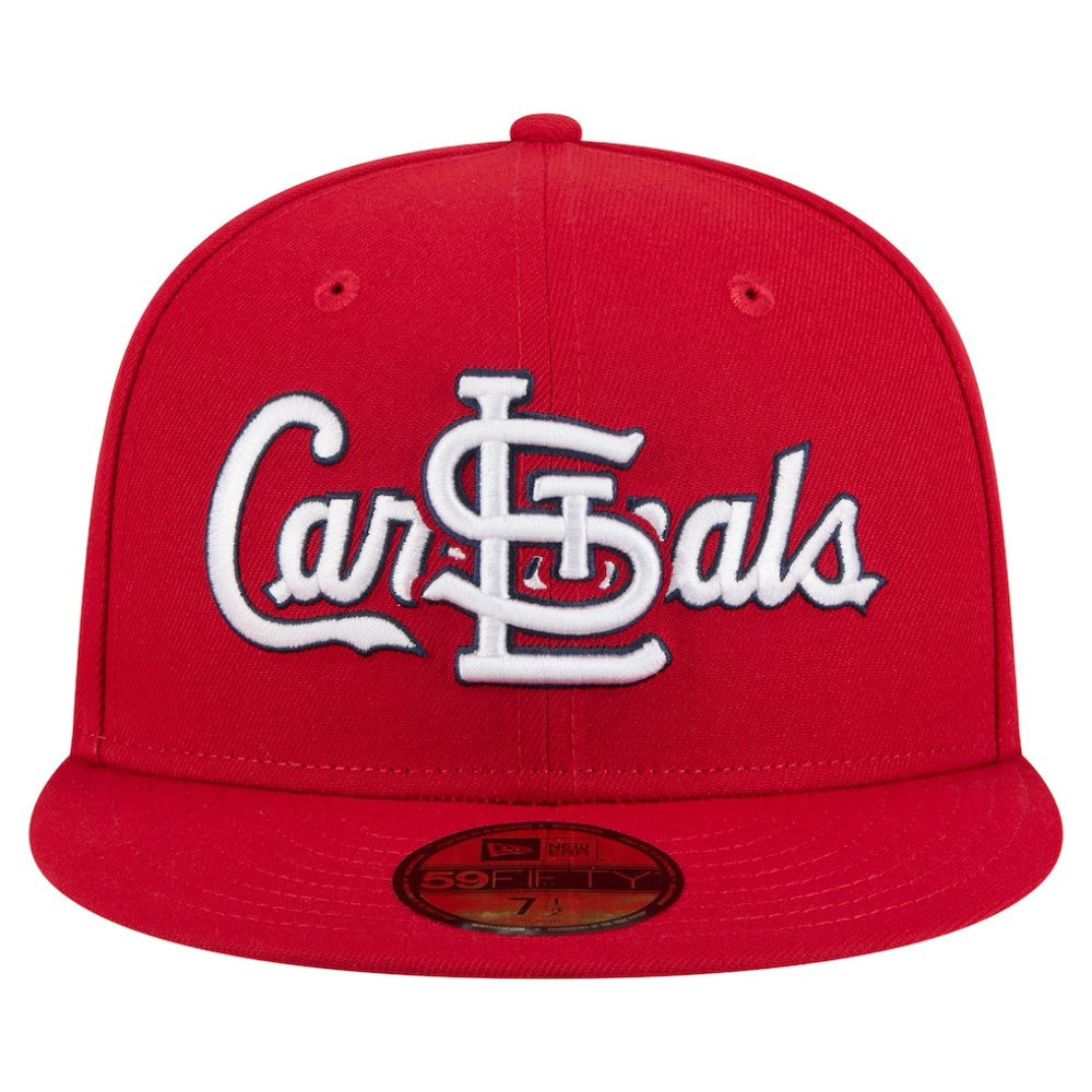 St. Louis Cardinals New Era Overlap 59FIFTY Fitted Hat - MLB