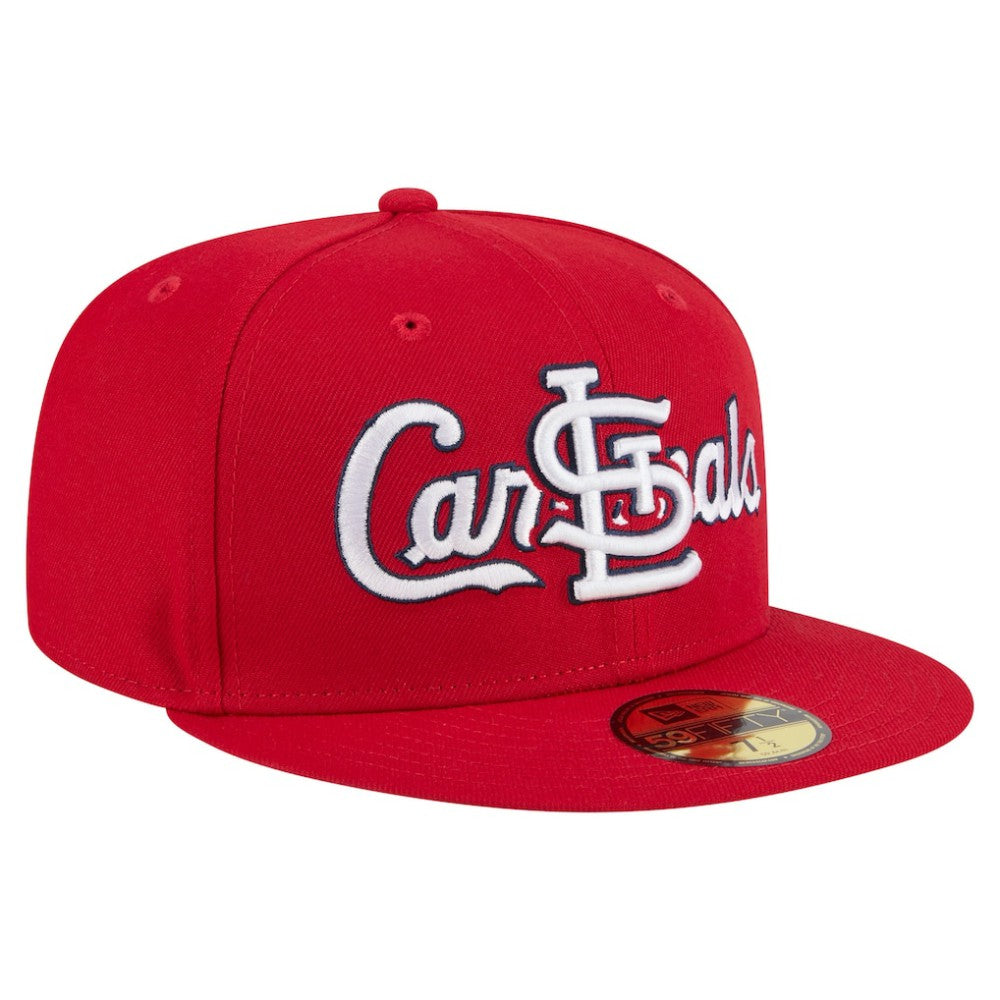 St. Louis Cardinals New Era Overlap 59FIFTY Fitted Hat - MLB