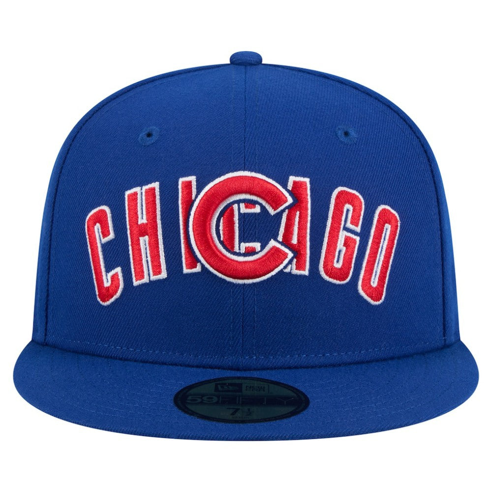 Chicago Cubs New Era Overlap 59FIFTY Fitted Hat - MLB