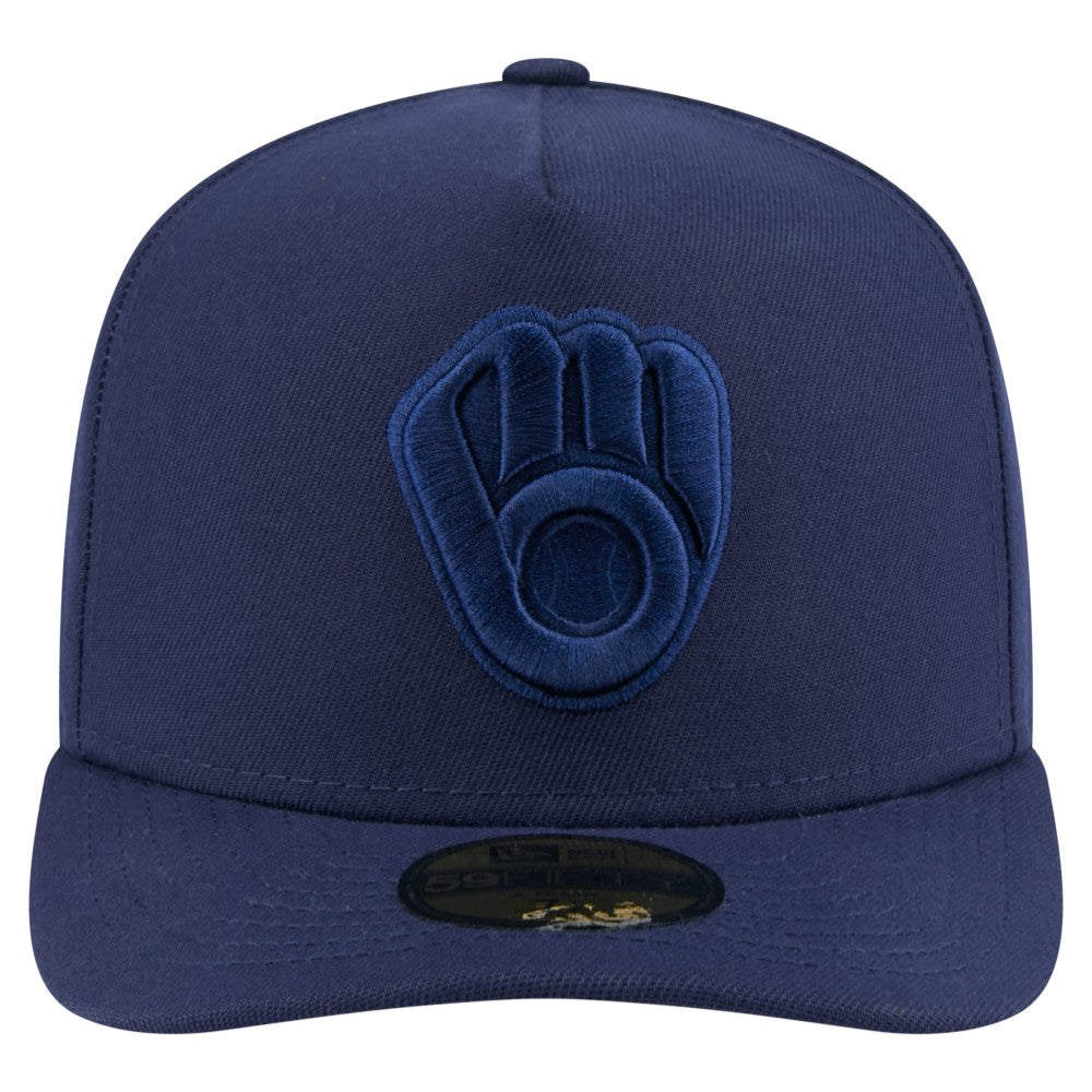 Milwaukee Brewers New Era Color Pack A-Frame 59FIFTY Fitted Hat - MLB