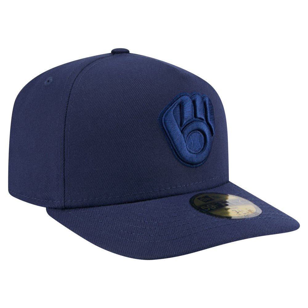 Milwaukee Brewers New Era Color Pack A-Frame 59FIFTY Fitted Hat - MLB