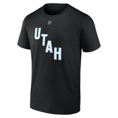 Lawson Crouse Utah Mammoth Fanatics Authentic Stack Name & Number T-Shirt - Black - NHL