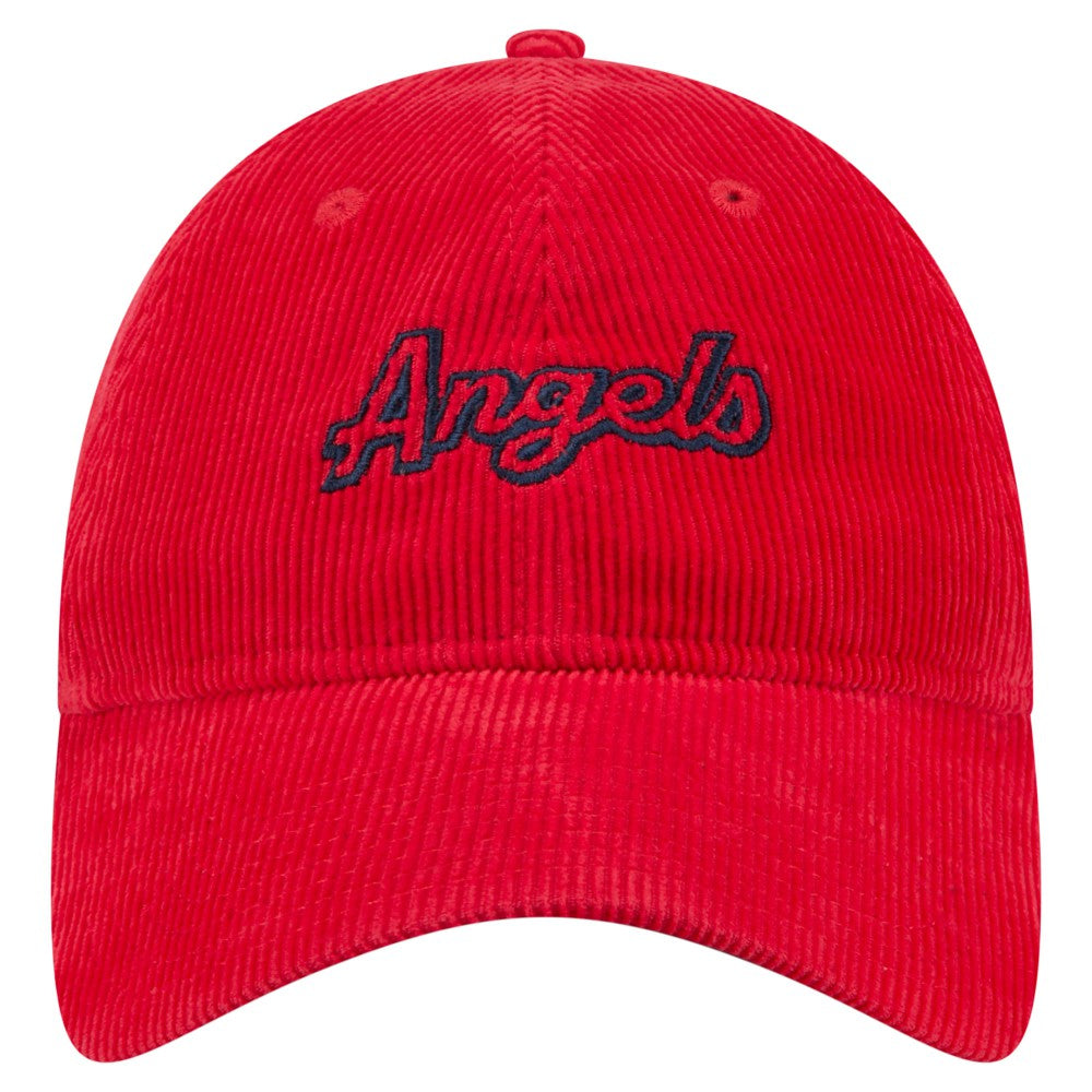 Los Angeles Angels New Era Women's Corduroy 9TWENTY Adjustable Hat - MLB