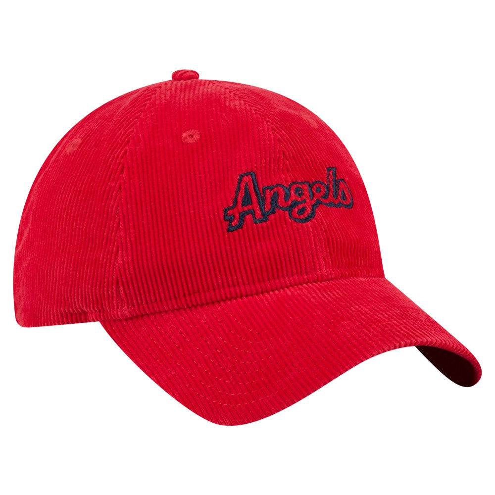 Los Angeles Angels New Era Women's Corduroy 9TWENTY Adjustable Hat - MLB