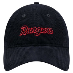 Texas Rangers New Era Women's Corduroy 9TWENTY Adjustable Hat - MLB