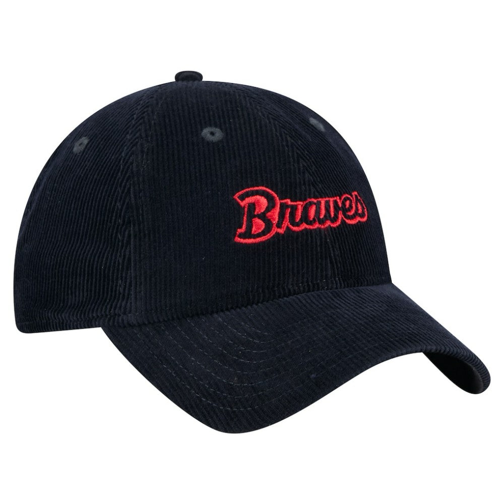 Atlanta Braves New Era Women's Corduroy 9TWENTY Adjustable Hat - MLB