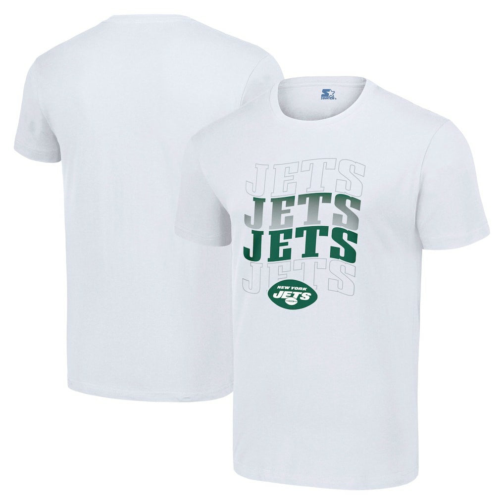 New York Jets Starter Four Name T-Shirt White | NFL