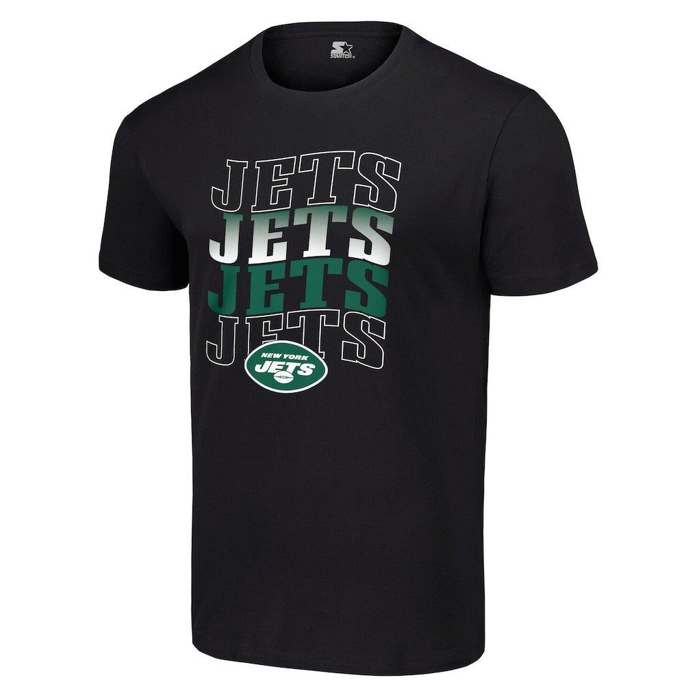 New York Jets Starter Four Name T-Shirt Black | NFL