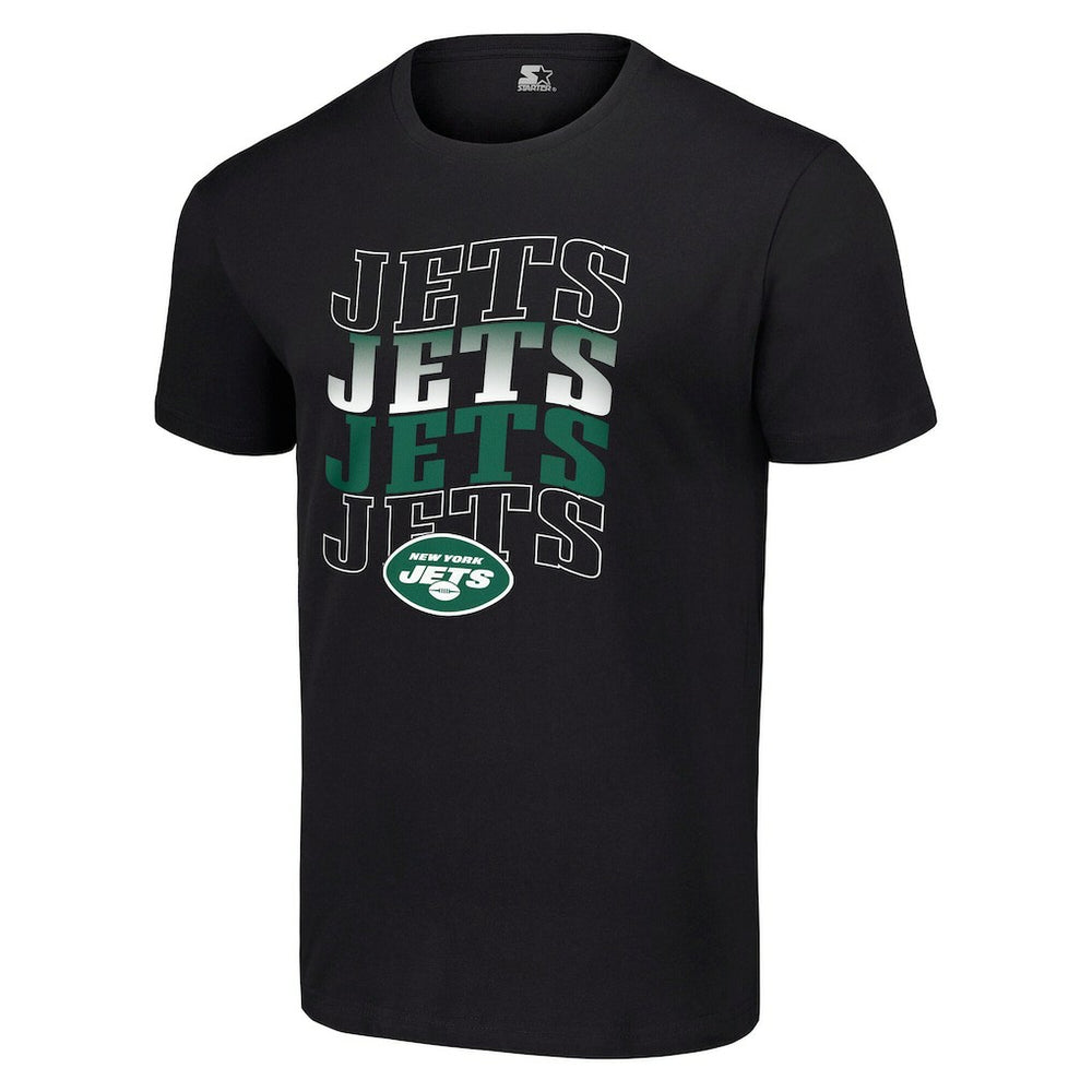 New York Jets Starter Four Name T-Shirt Black | NFL