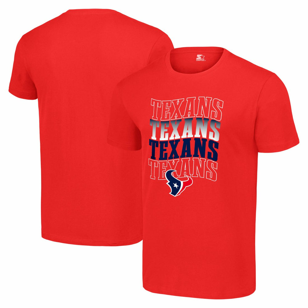 Houston Texans Starter Four Name T-Shirt Red | NFL