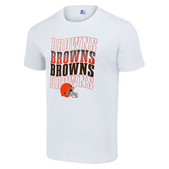 Cleveland Browns Starter Four Name T-Shirt White | NFL
