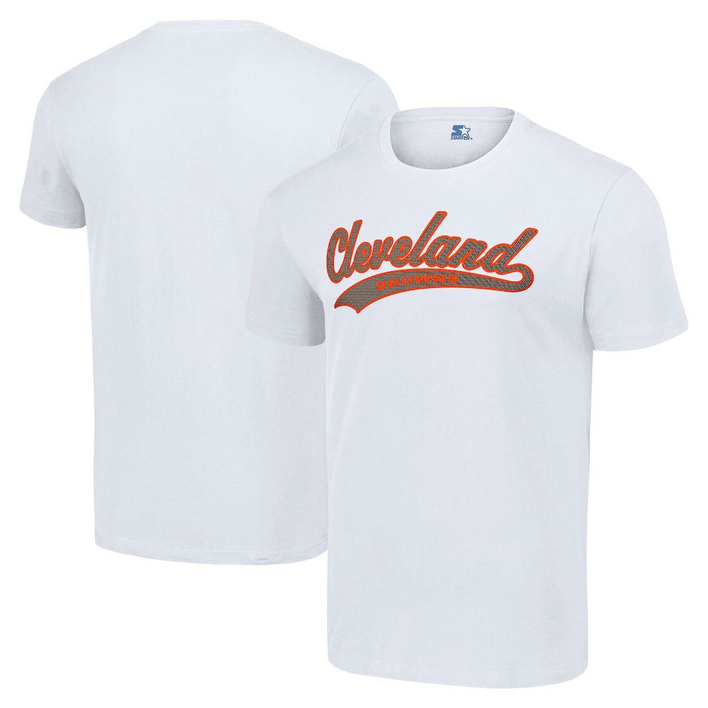 Cleveland Browns Starter City Tailsweep T-Shirt White | NFL