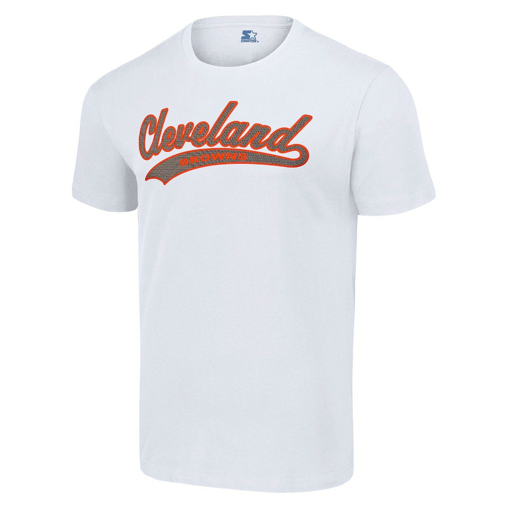 Cleveland Browns Starter City Tailsweep T-Shirt White | NFL