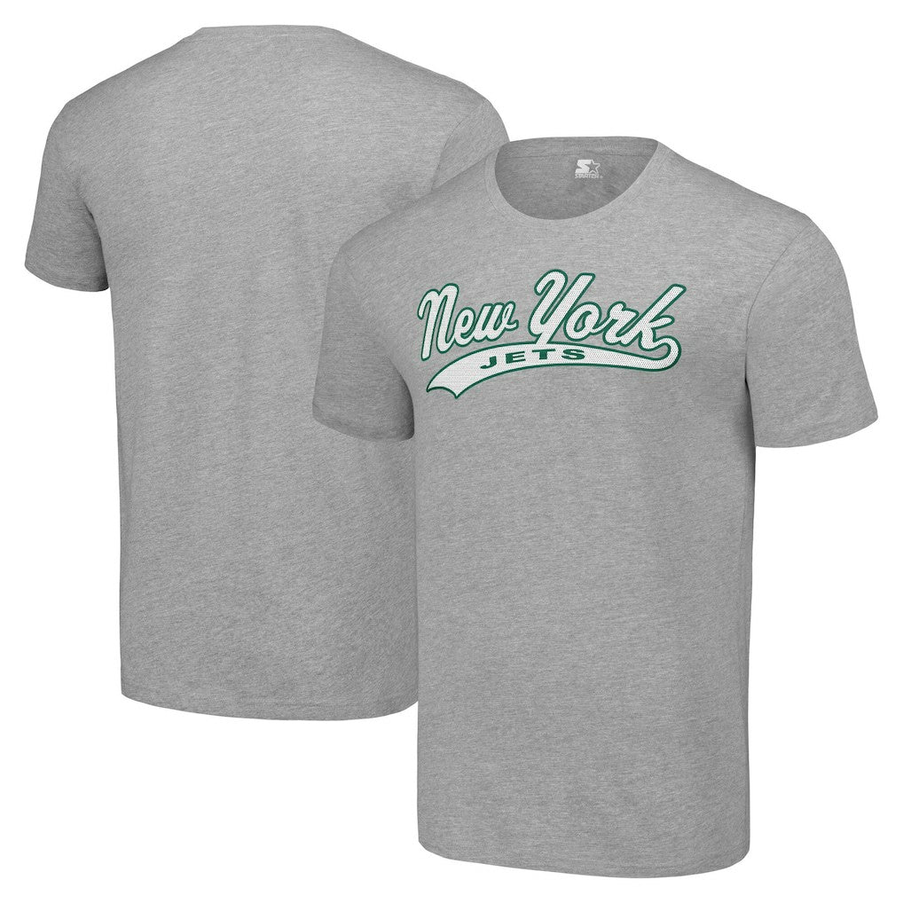 New York Jets Starter City Tailsweep T-Shirt Heather Gray | NFL