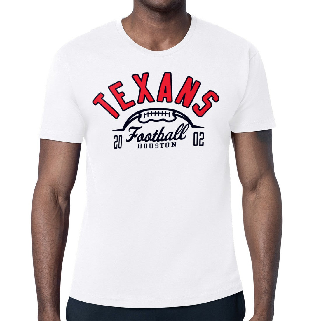 Houston Texans Starter Half Ball Logo T-Shirt White | NFL