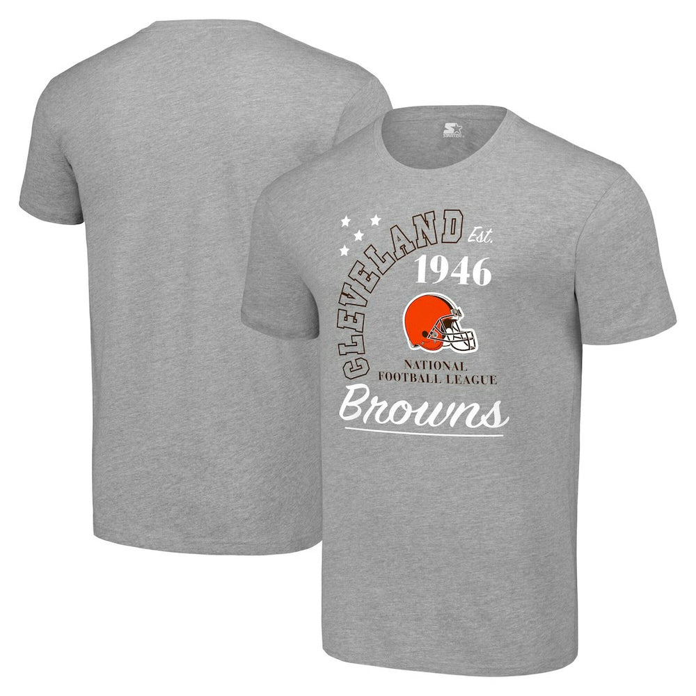 Cleveland Browns Starter Arch City T-Shirt Heather Gray | NFL