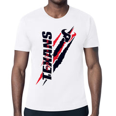 Houston Texans Starter Color Scratch T-Shirt White | NFL