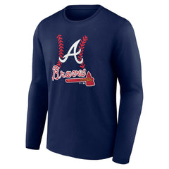 Atlanta Braves Fastball Long Sleeve T-Shirt - MLB