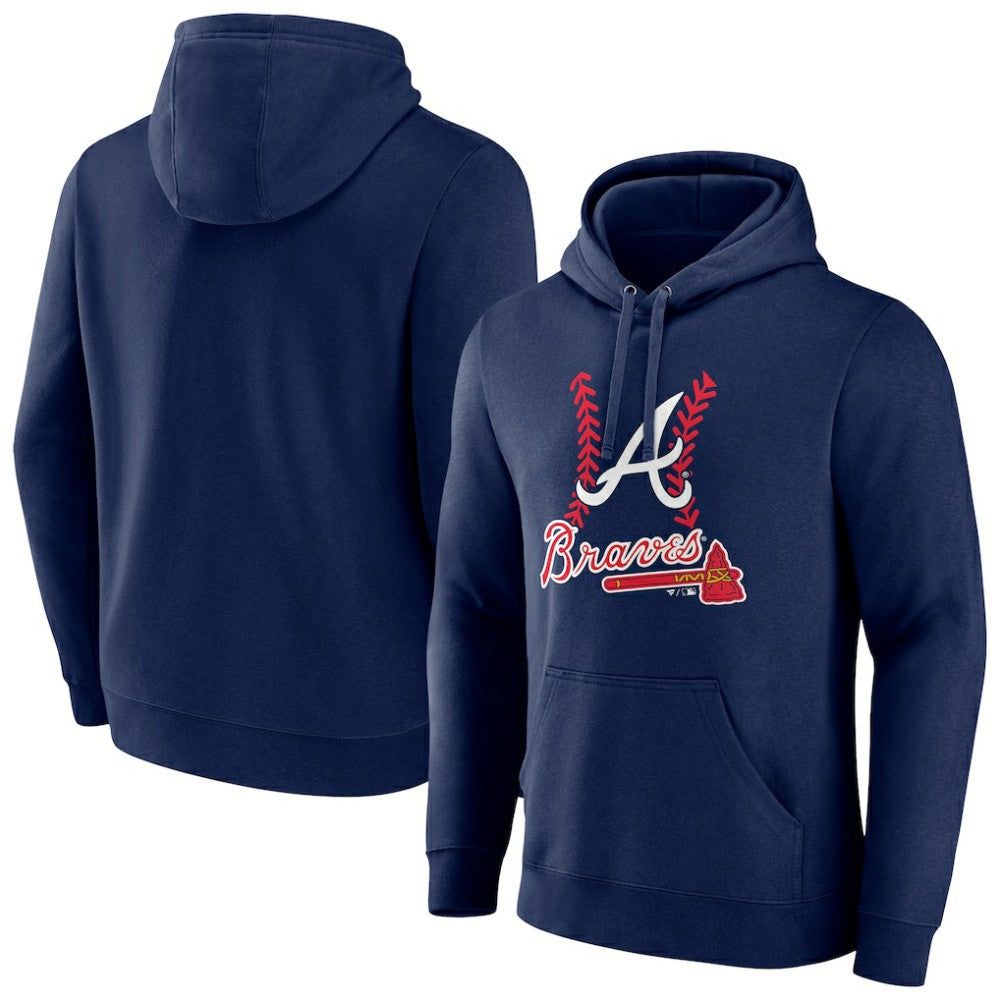 Atlanta Braves Fastball Pullover Hoodie - MLB