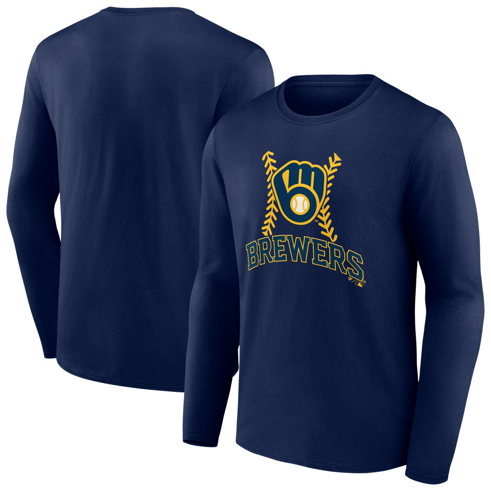 Milwaukee Brewers Fastball Long Sleeve T-Shirt - MLB