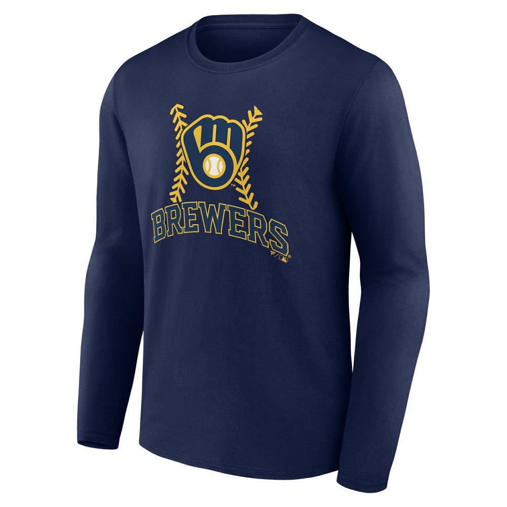 Milwaukee Brewers Fastball Long Sleeve T-Shirt - MLB