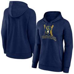 Milwaukee Brewers Women's Fastball Pullover Hoodie - MLB