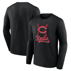 Cincinnati Reds Fastball Long Sleeve T-Shirt - MLB