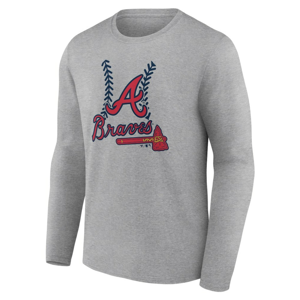 Atlanta Braves Fastball Long Sleeve T-Shirt - MLB