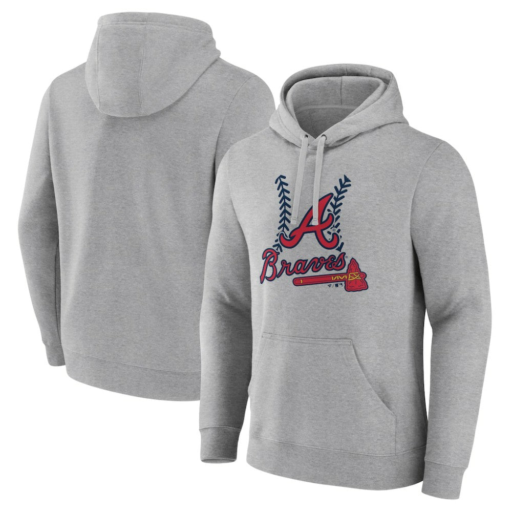 Atlanta Braves Fastball Pullover Hoodie - MLB
