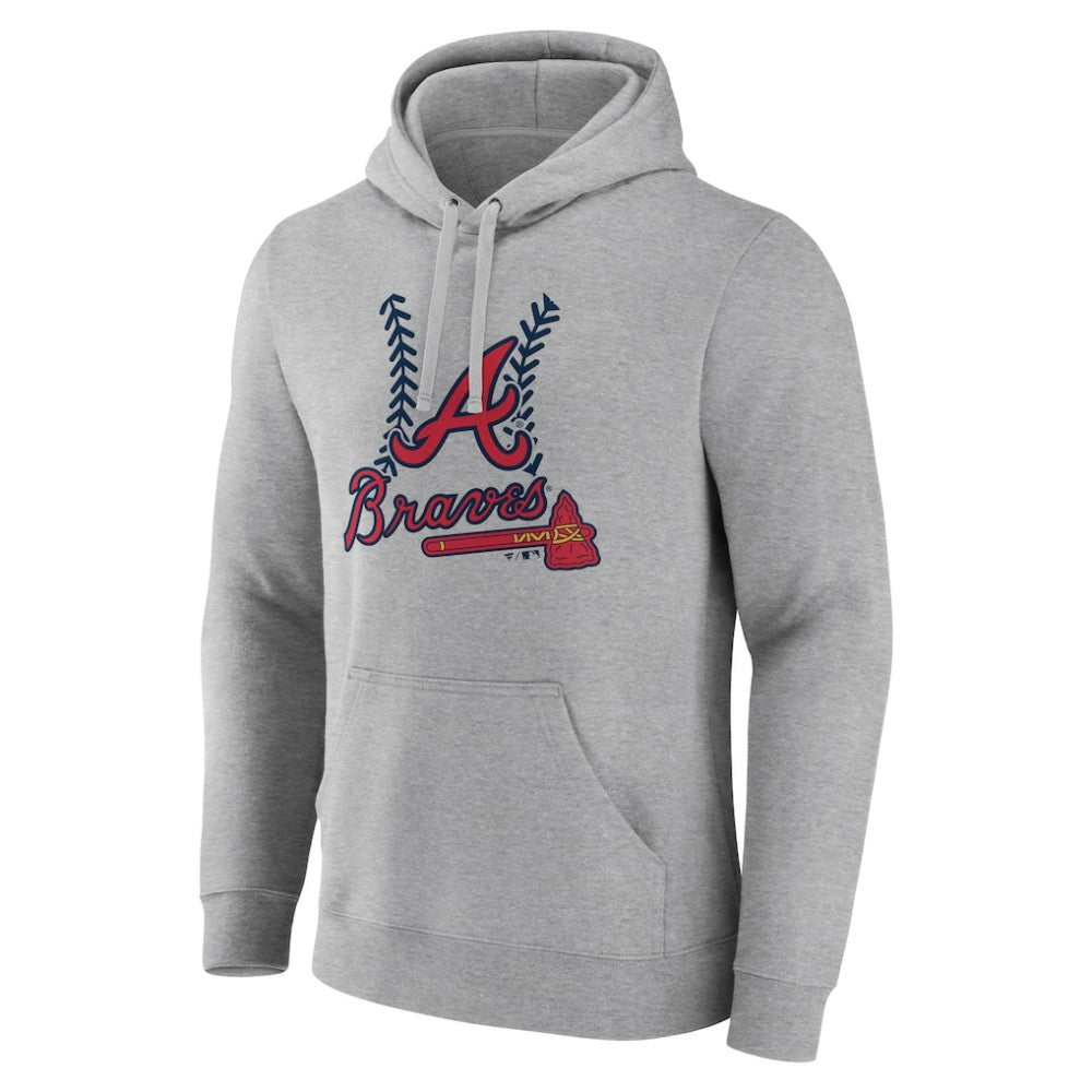 Atlanta Braves Fastball Pullover Hoodie - MLB