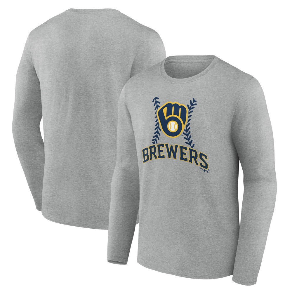 Milwaukee Brewers Fastball Long Sleeve T-Shirt - MLB