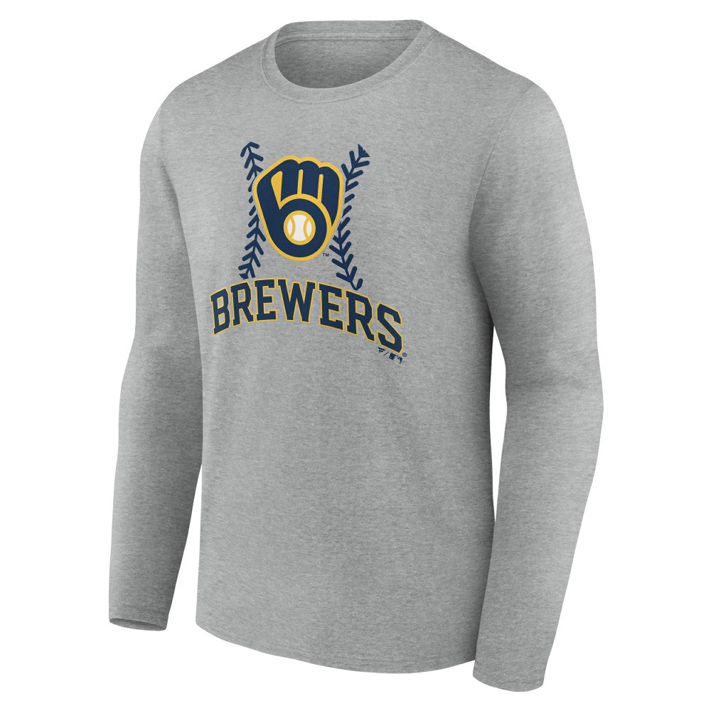 Milwaukee Brewers Fastball Long Sleeve T-Shirt - MLB