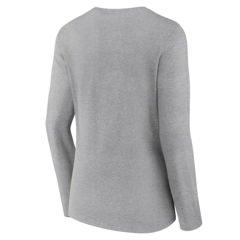 Philadelphia Phillies Women's Fastball Long Sleeve V-Neck T-Shirt - MLB