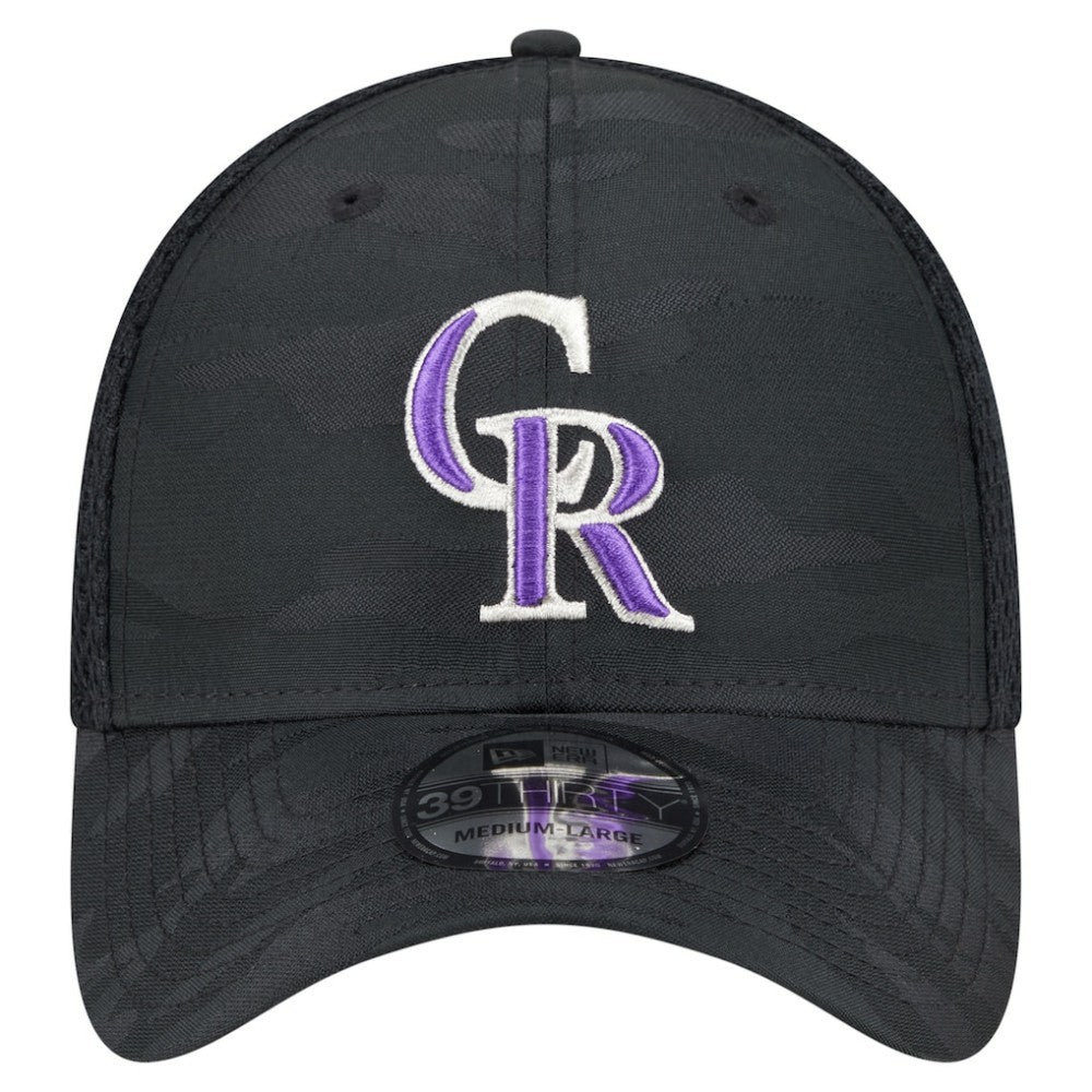 Colorado Rockies New Era Youth Camo 39THIRTY Flex Hat - MLB