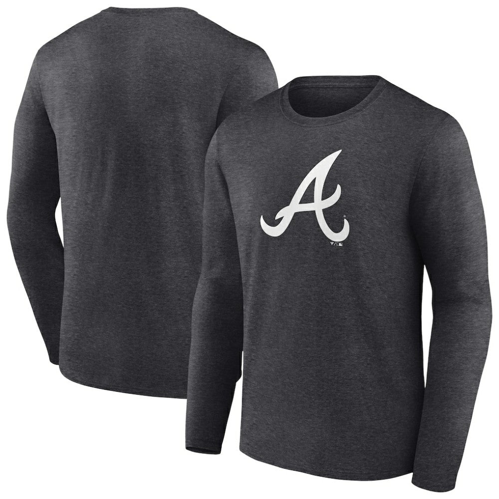 Atlanta Braves Monochrome Long Sleeve T-Shirt - MLB