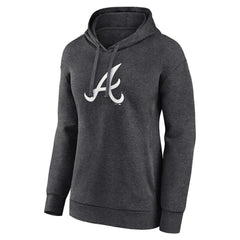 Atlanta Braves Women's Monochrome Pullover Hoodie - MLB