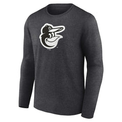 Baltimore Orioles Monochrome Long Sleeve T-Shirt - MLB