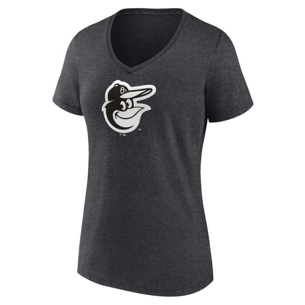 Baltimore Orioles Women's Monochrome V-Neck T-Shirt - MLB