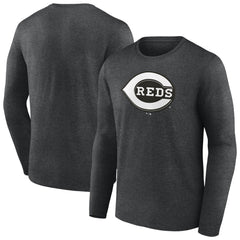 Cincinnati Reds Monochrome Long Sleeve T-Shirt - MLB