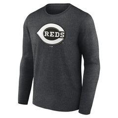 Cincinnati Reds Monochrome Long Sleeve T-Shirt - MLB