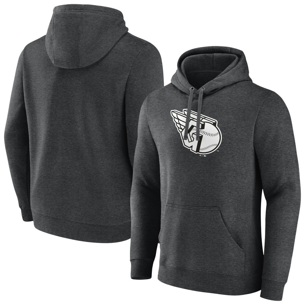 Cleveland Guardians Monochrome Pullover Hoodie - MLB