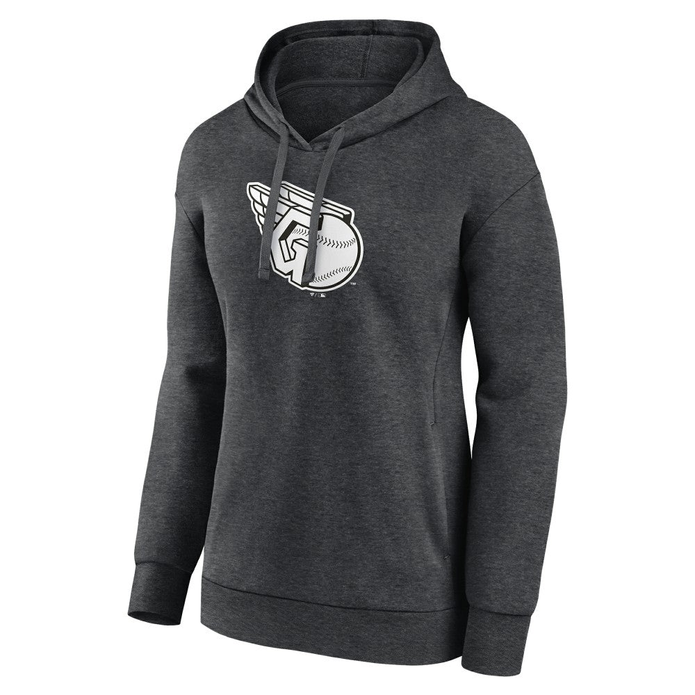Cleveland Guardians Women's Monochrome Pullover Hoodie - MLB