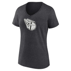 Cleveland Guardians Women's Monochrome V-Neck T-Shirt - MLB