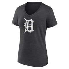 Detroit Tigers Women's Monochrome V-Neck T-Shirt - MLB