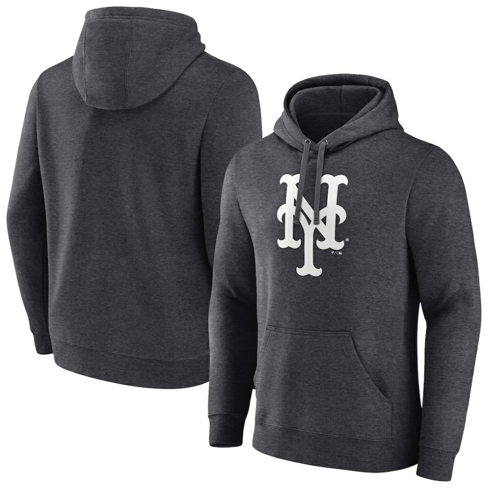 New York Mets Monochrome Pullover Hoodie - MLB