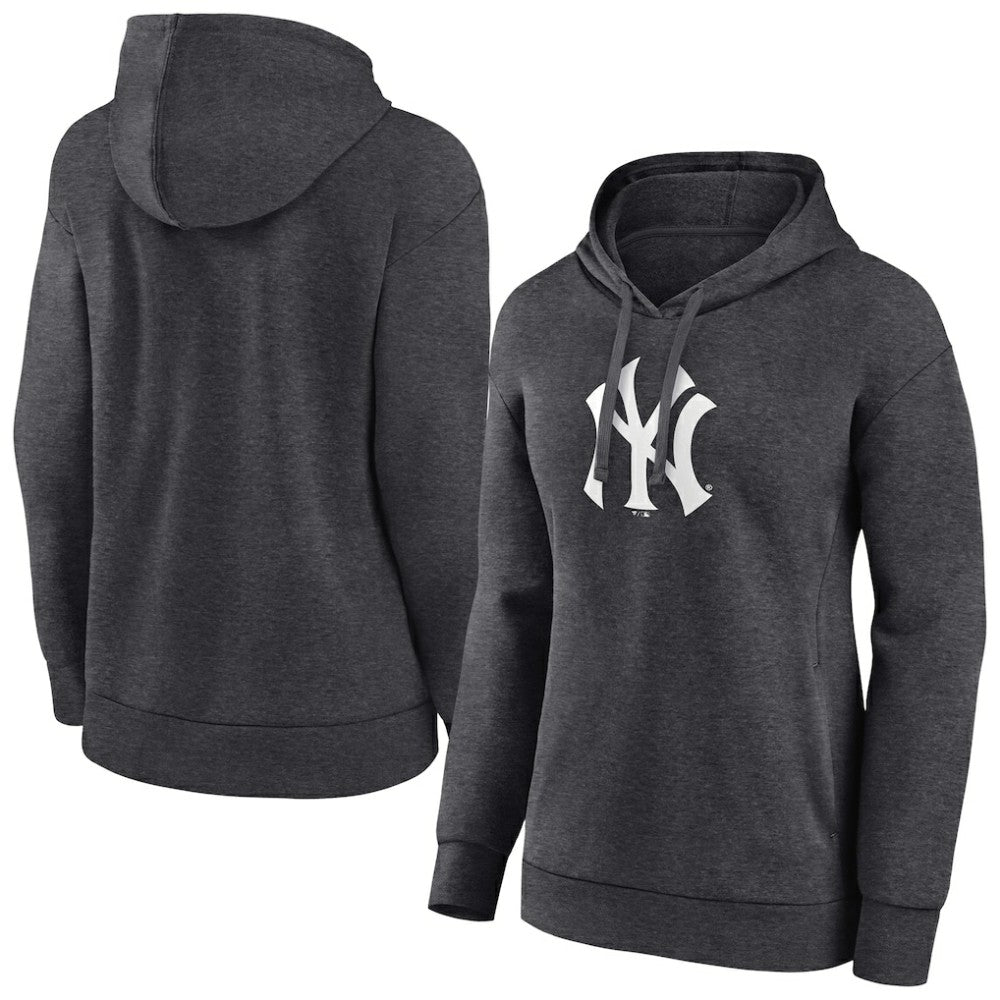 New York Yankees Women's Monochrome Pullover Hoodie - MLB