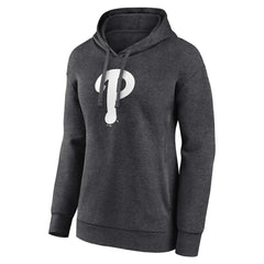 Philadelphia Phillies Women's Monochrome Pullover Hoodie - MLB
