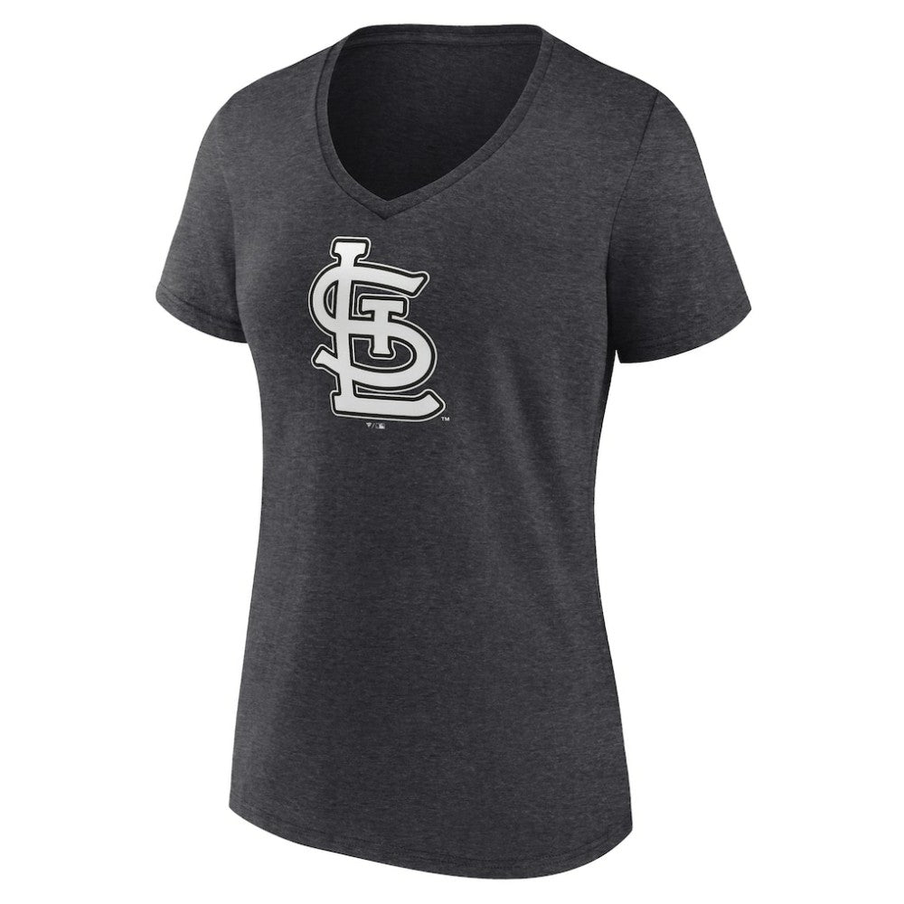 St. Louis Cardinals Women's Monochrome V-Neck T-Shirt - MLB